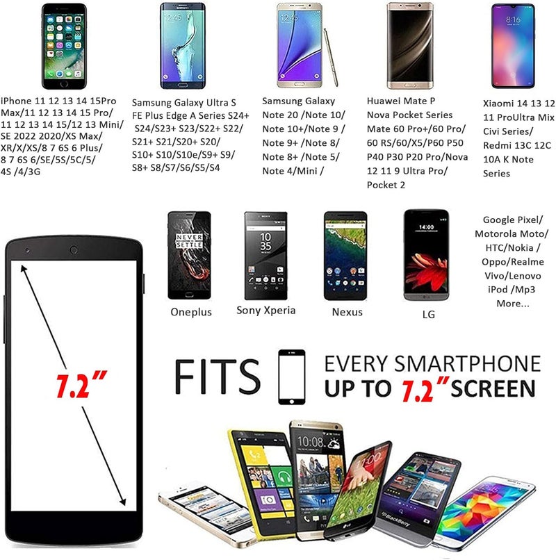 MOVOYEE Phone Holder for Running Armband Cell Phone Holder for iPhone 16 16e 15 14 13 12 11 Pro Max Xs Xr X Plus Galaxy Ultra S25 Note Carrier Bag Pouch,Gym Sports Arm Bands Sleeve Fit Women Men Kids - Image 2